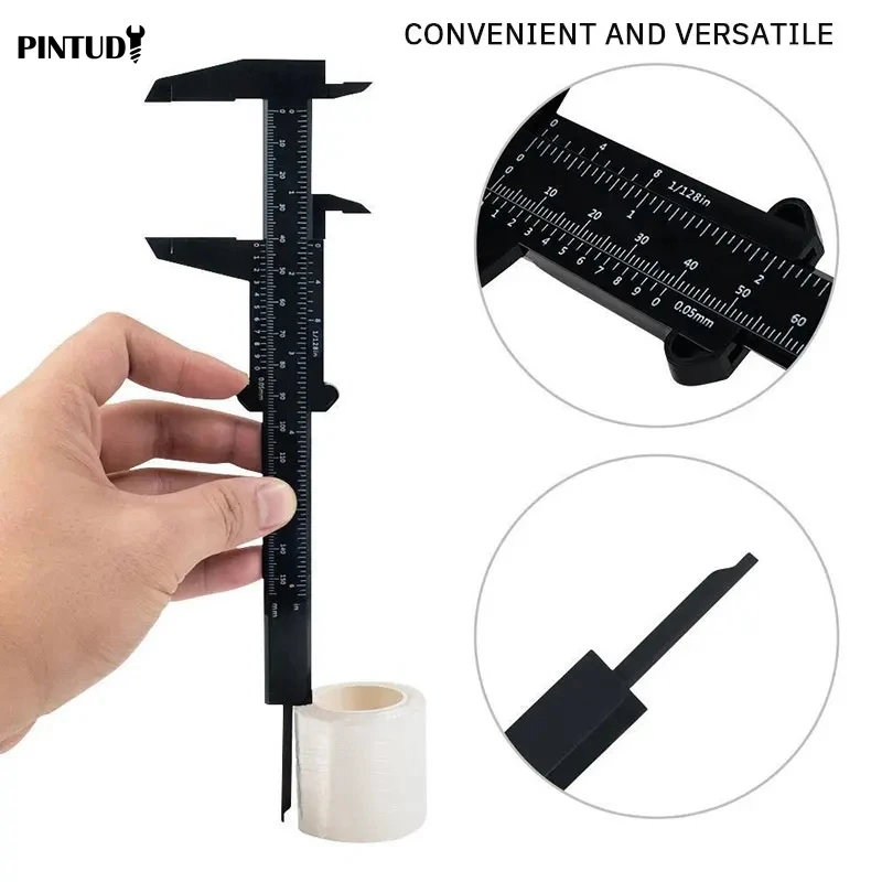 1PC Plastic Vernier Caliper Digital Display Caliper Mini Text Play Caliper Student Vernier Ruler 0 to 150mm - Image 18