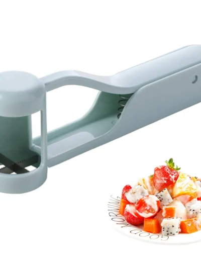 4 Grids Strawberry Slicer Safety Portable Vegetable Slicer Multifunction Easy To Cut Grape Cherry Tomato Cutter Fruits