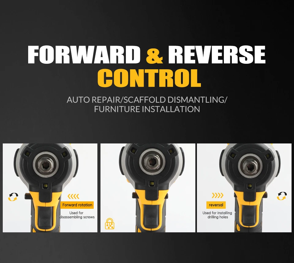 DeWalt Dcd805 Dcf850 DWBAG Lithium Brushless Motor Screwdriver Electric Screwdriver Electric Hand Drill Impact Drill - Image 8