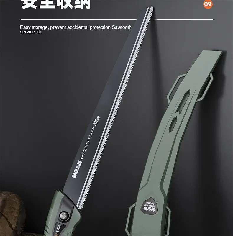 AIRAJ Hand Saw , Japanese Style Saw, Tree Sawing Tool , Garden Logging Tool , Woodworking Saw , Household Small Handheld Sharp - Image 23