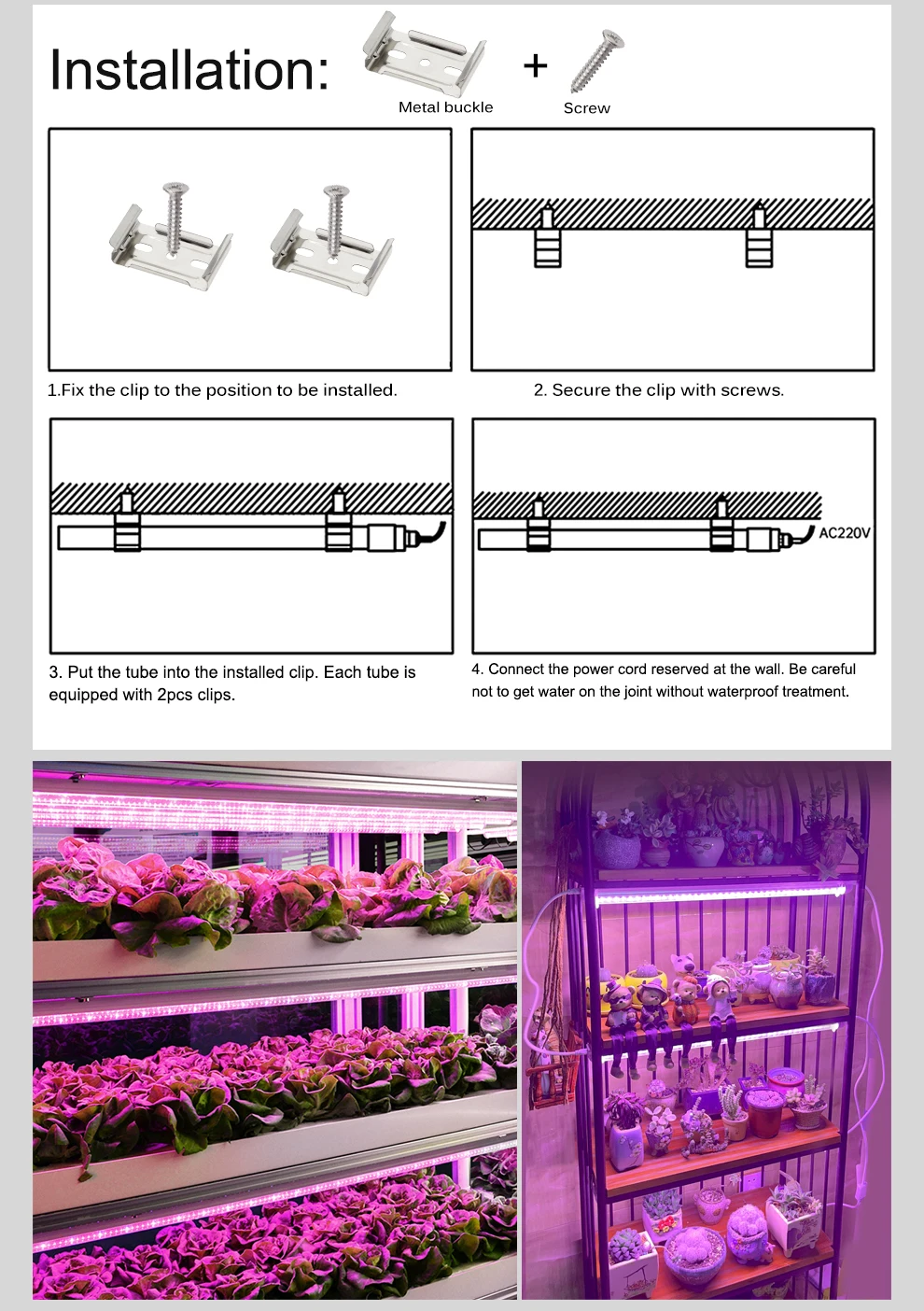 Full Spectrum Growth Lamp SMD2835 LED Lamp - Can Be Connected in Multiple Rows Greenhouse Flower Supplementary Light - Image 17