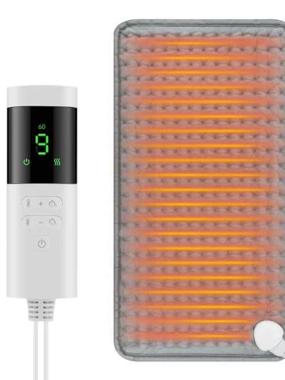 Electric Heating Blanket Thermal Pads Warmer 9 Levels Heated Mat Soft&Safe Winter Body Back Leg Warmer Pads Home Use  60*30cm