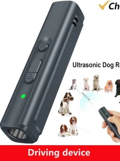 Powerful Ultrasonic Dog Anti Bark Device Portable Dog Barking Deterrent Stop Dog Barking Device Ultrasonic Dog Repellent 16.4ft