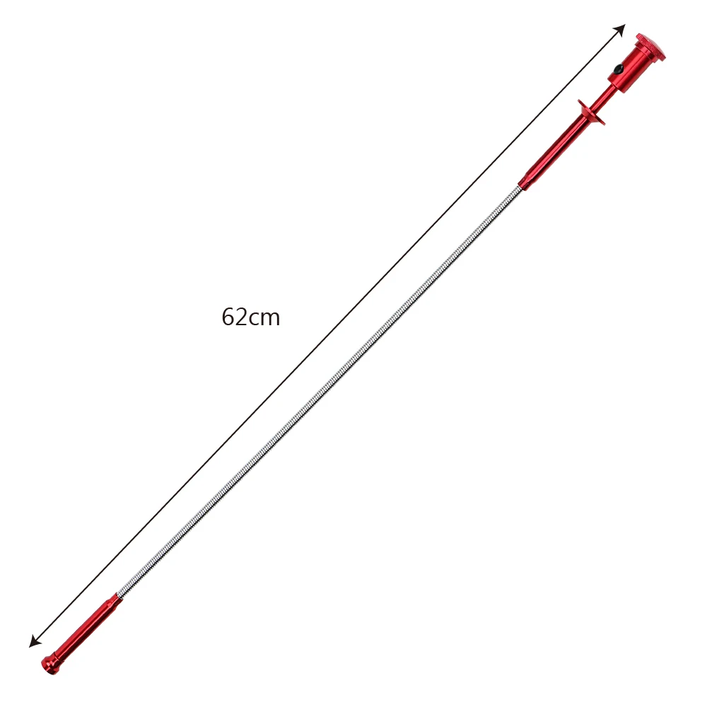 DIYWORK Magnet + 4 Claw + LED Light Magnetic Long Spring Grip Sewer Cleaning Pickup Tools Flexible Pick Up Tool - Image 2