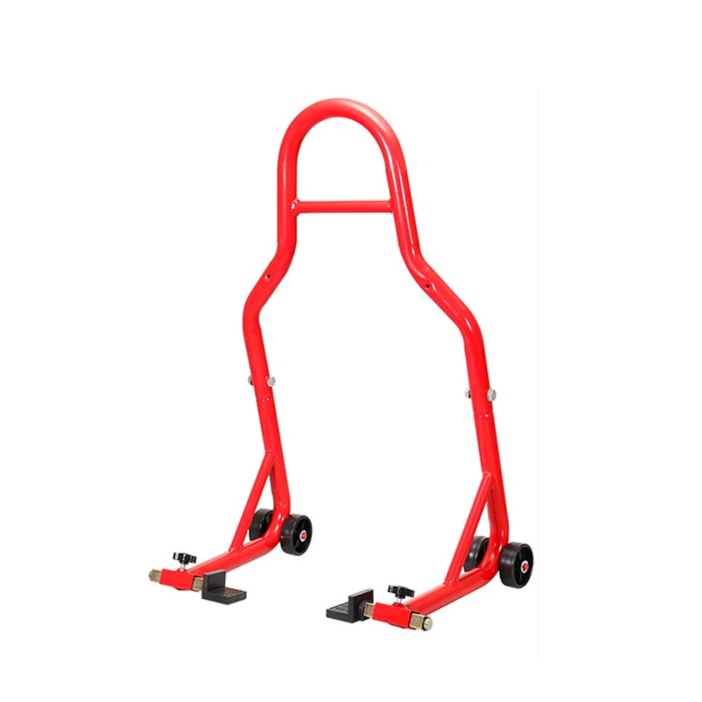 Motorcycle Black/Red Full Set Rear Wheel Support Stand Wheel Stand Auto Aheel Support Frame Tire Repairing Tool - Image 4