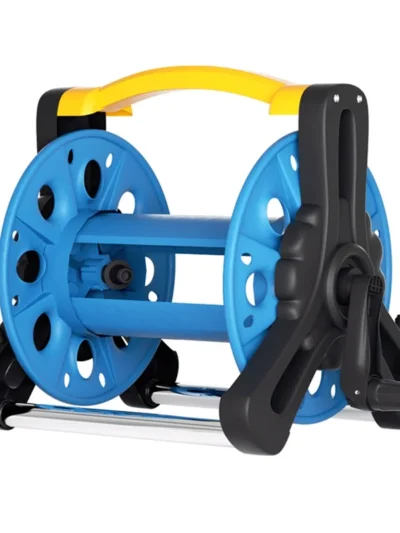 【FAVORITE!】Ideal For Home& Outdoor Use Design-Portable Car Wash Hose Storage Rack-Coil Winding System Winder