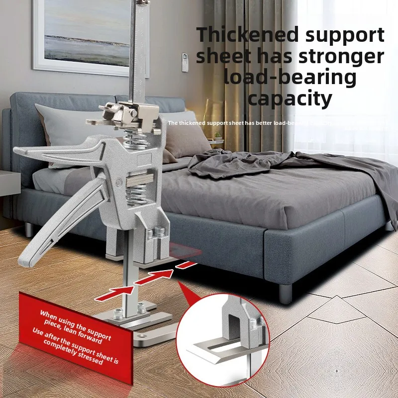 Hand Lifting Tool Set Labor-Saving Arm Jack Door Panel Drywall Board Lifter Lifting Cabinet Tile Height Adjuster Elevator Tool - Image 2