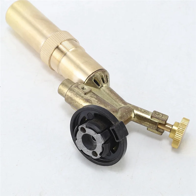 75STO-Welding Torch Gas Burner Flame Tool Blower Pure Copper Gas Welding Supplies Barbecue Auto Ignition Kitchen Baking Tool