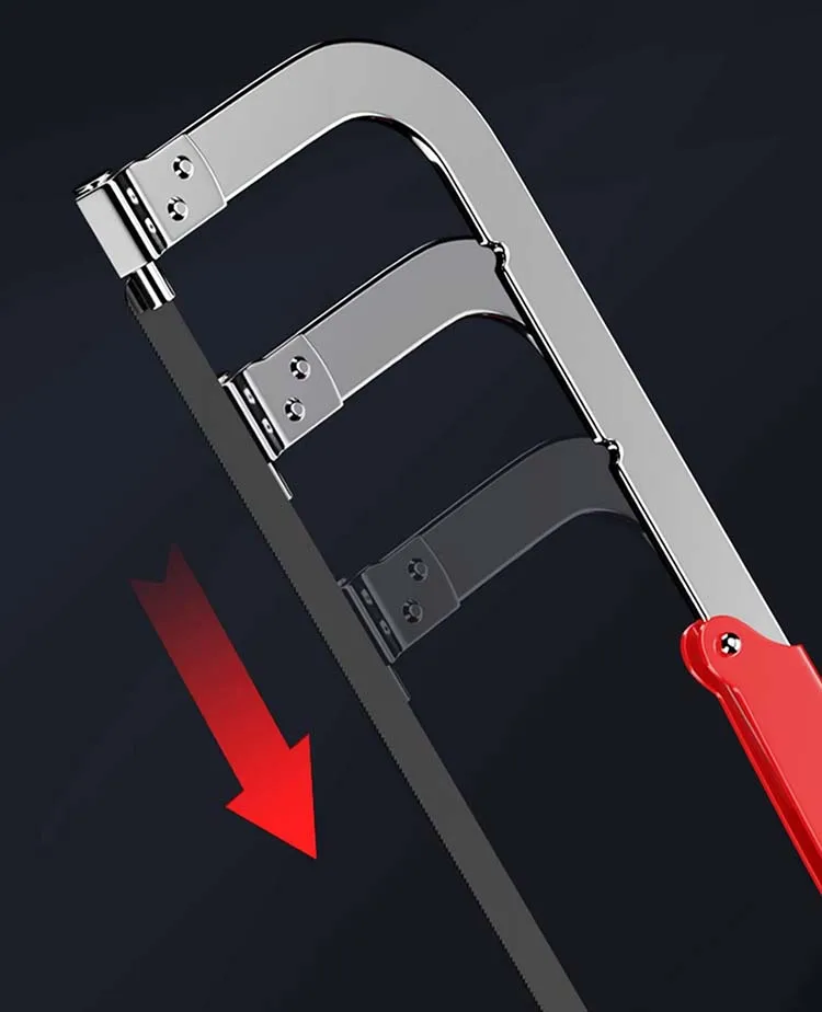 DELIXI ELECTRIC Hacksaw All-steel Heavy-duty Household Small Hand-held Saw,Adjustable Spacing,for Metal,Pipe,PVC,Wood Cutting - Image 13