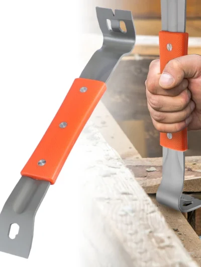 Pry Bar Stainless Steel Nut Crowbar with M4-M6 Hexagon Socket and Wrench Angle Head Nail Puller for prying lifting pulling