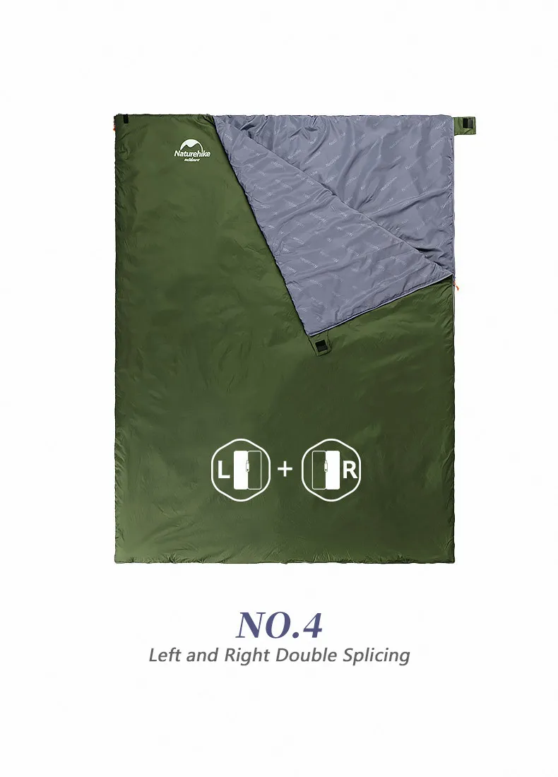 Naturehike Sleeping Bag Ultralight Waterproof Cotton Sleeping Bag Nature Hike Summer Hiking Camping Tent Sleeping Bag - Image 19