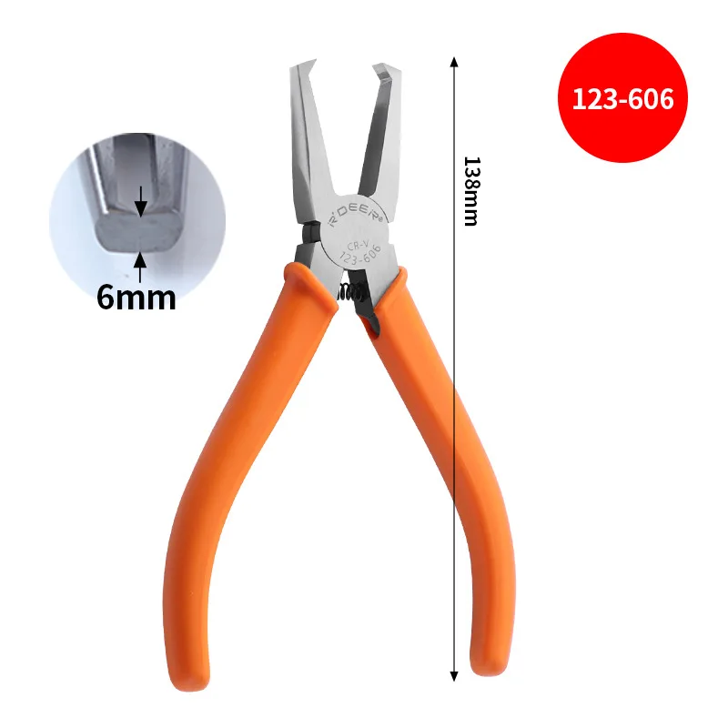 Hand Tool 90-Degree Flush Cutters, CR-V Steel | Precision Sprue & Burr Trimmer for Plastic/Models | 4/6/8/10mm Capacity - Image 8