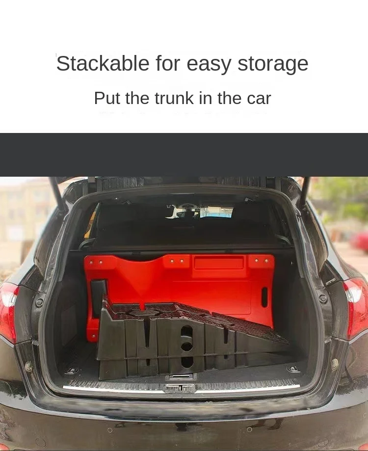 Heavy Duty 2500KG Car Repair Ramp 900mm Long Anti-Slip Vehicle Service Ramp for Oil Change, Maintenance, Jack Lift and Garage Re - Image 12