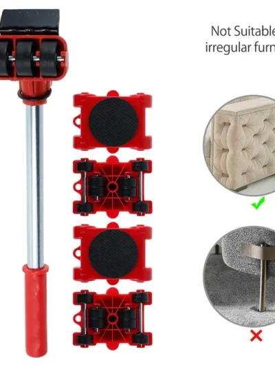 New Heavy Duty Furniture Lifter and Mover Set Ideal for Washing Machine Refrigerator Transport Furniture Lifting and Moving Help