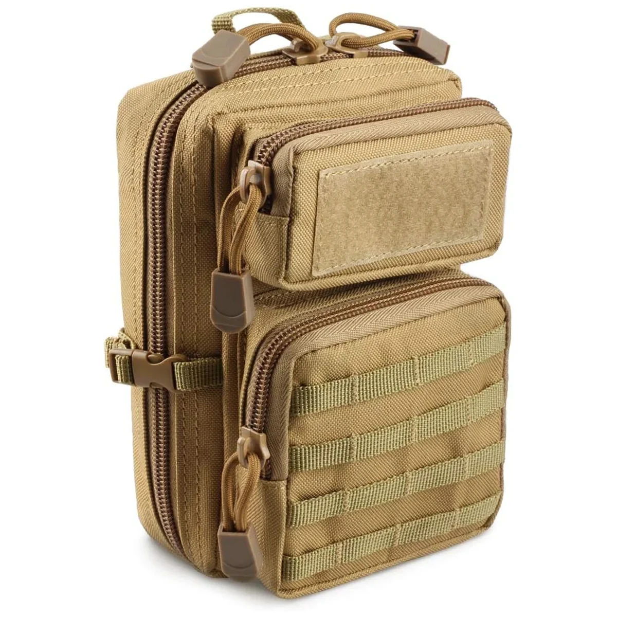 Tactical Molle Utility Pouch, EDC Tool Pouch Tactical Phone Pouches Mini Waist Pouches Medical EDC IFAK Pack Mini Design - Image 4