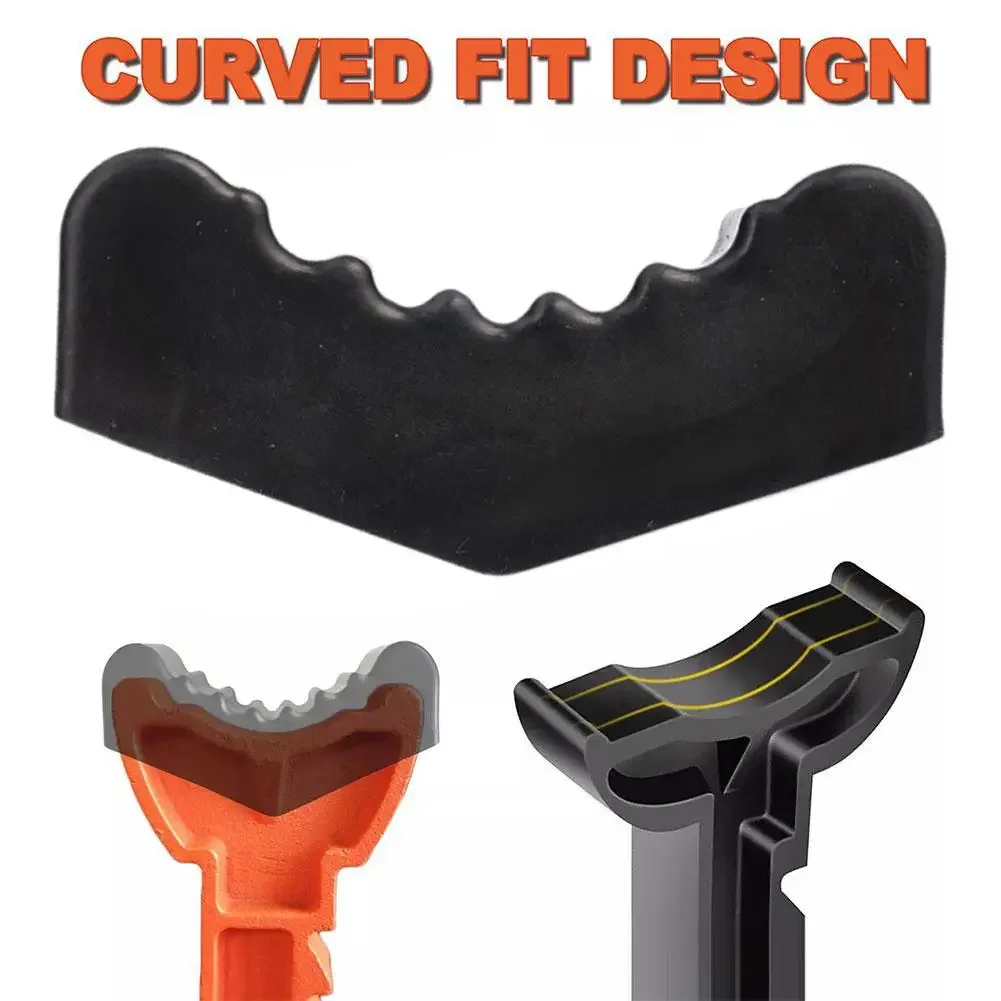 2pcs Car Slotted Lift Jack Stand Rubber Pad Floor Adapter Rail Grip Repair Pads 6ton Pinch Lifting Universal Tools Frame Safety - Image 3