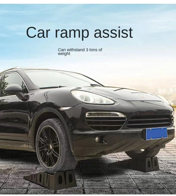 Heavy Duty 2500KG Car Repair Ramp 900mm Long Anti-Slip Vehicle Service Ramp for Oil Change, Maintenance, Jack Lift and Garage Re - Image 8