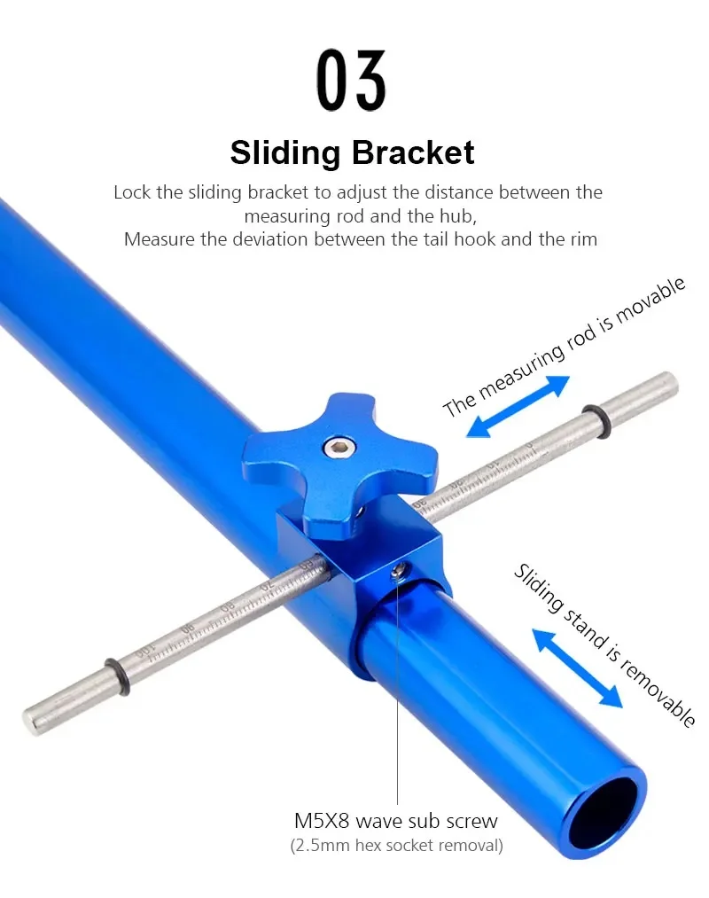TOOPRE Bicycle Derailleur Hanger Alignment Gauge Professional Tool Measure Straighten Dropout Repair Tools For MTB Road Bike - Image 14