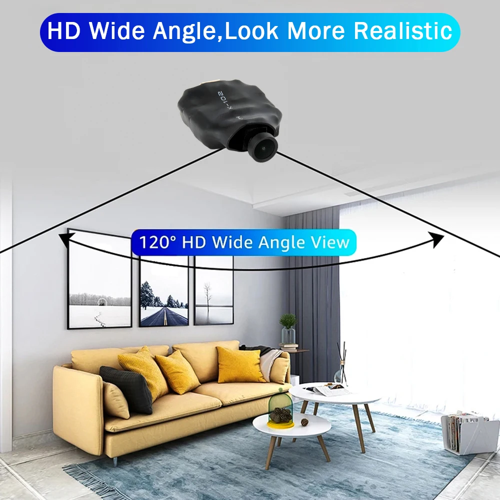 Mini Camera 1080P HD DIY Cam Module WiFi Remote Monitoring Motion Detection Home Security Surveillance Camcorder Video Recorder - Image 3