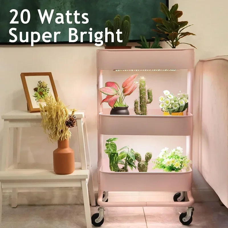 LED Grow Panel Light Ultra-thin Full Spectrum Dimmable Timer Plant Lights Under Cabinet Growing Lamp for Indoor Plants Rack - Image 5