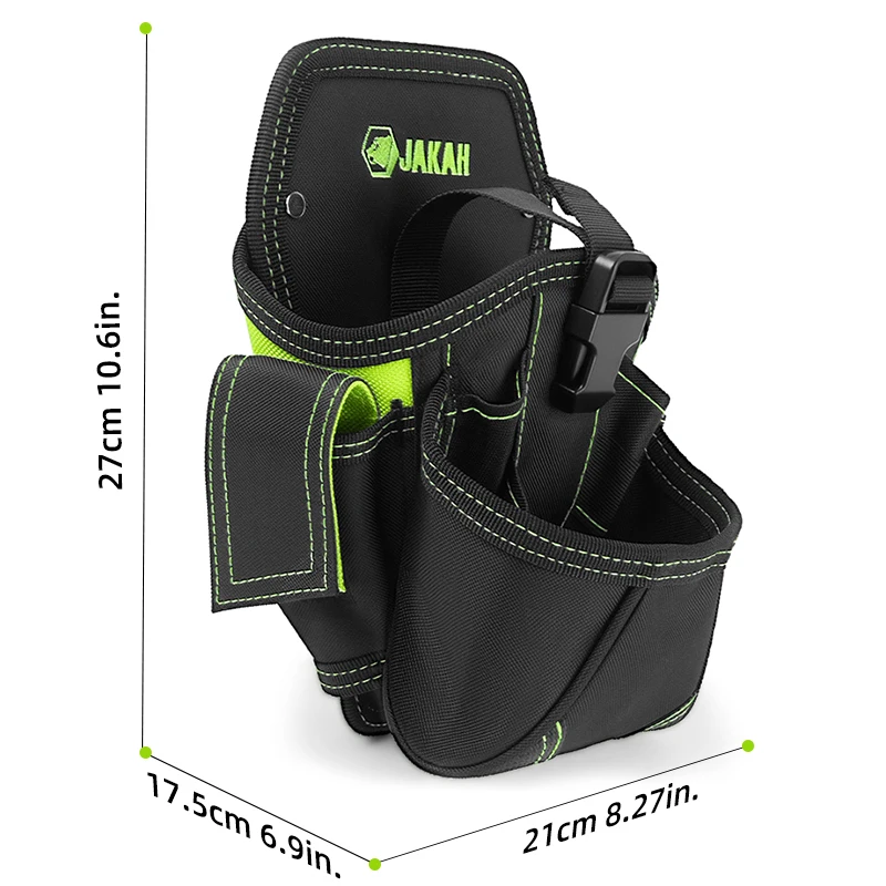 JAKAH Durable Large Compartment Electrician Tool Bag Waist Tool Belt BagElectrician Pouch HL060 - Image 13
