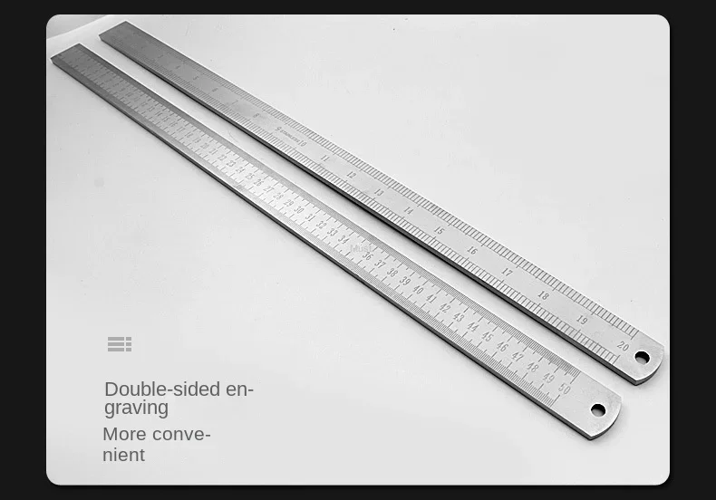 Engineered for Emergencies: 50cm Stainless Steel Ruler with Hardened Tip for Measurement & Window-Breaking - Image 15