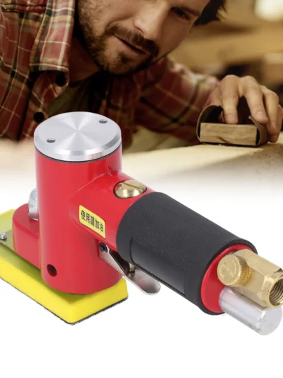 Pneumatic Sander Air Random Orbital Sander Pneumatic Turntable Palm Tool for Auto Body Woodworking Composites Air Powered Sander