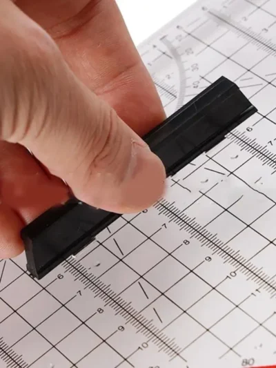 Plastic Protractor 30cm Triangle Set Square with Handle Geometrys Measuring Tool