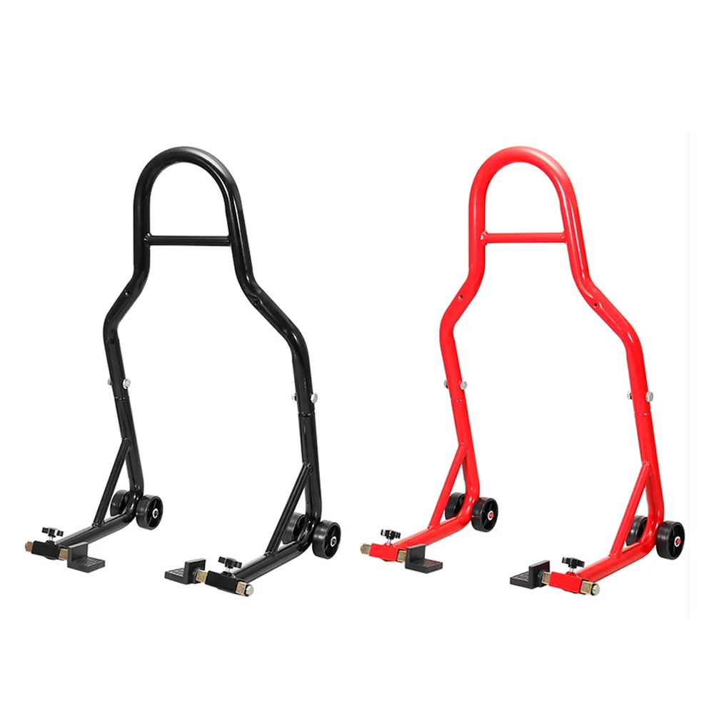 Motorcycle Black/Red Full Set Rear Wheel Support Stand Wheel Stand Auto Aheel Support Frame Tire Repairing Tool - Image 2