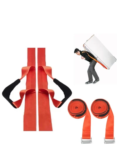 Adjustable Moving and Lifting Straps for One Person, Single Lifting and Moving Belt for Bulky Objects for Home Office Company