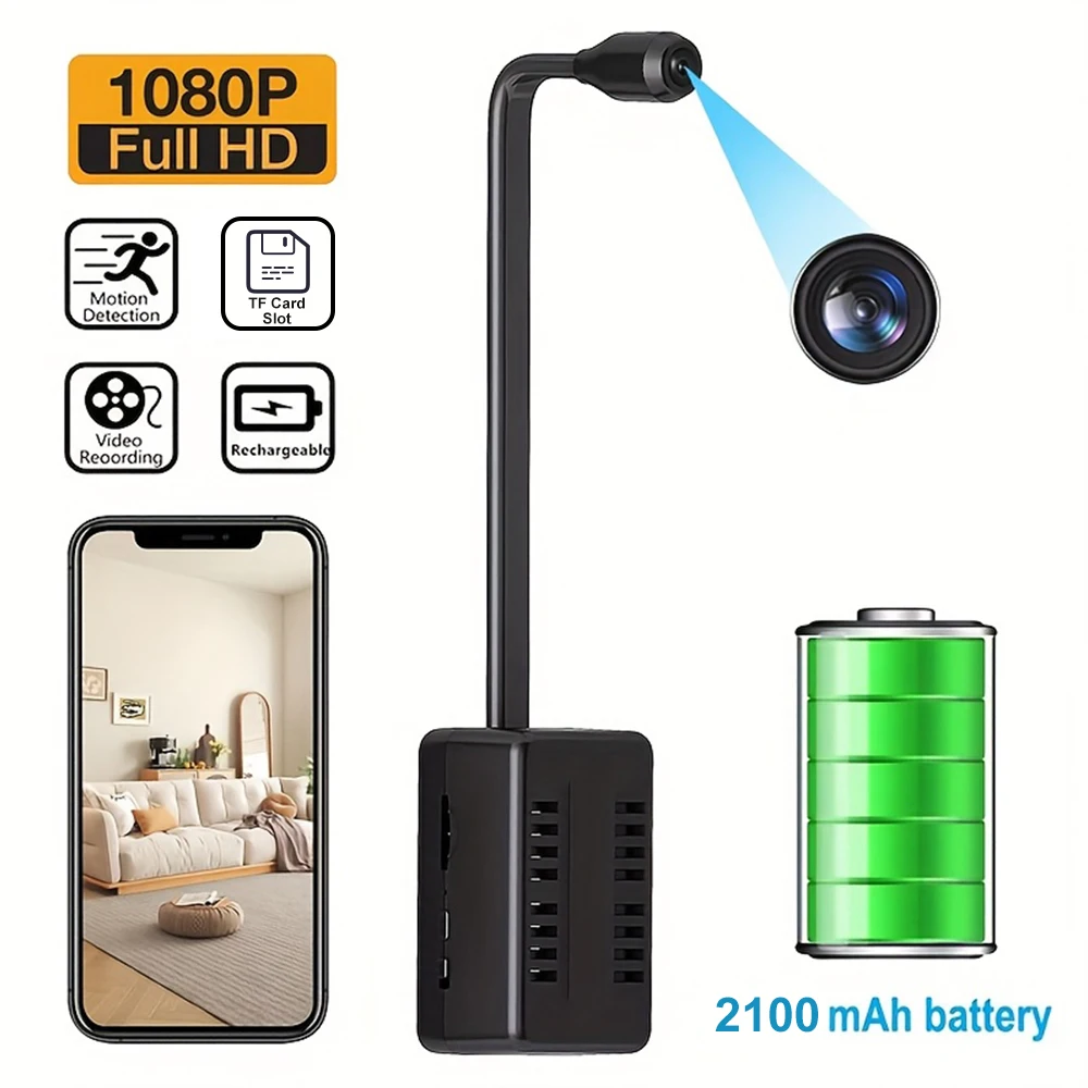 Mini Camera 1080P HD WiFi Wireless Camera Video Recorder Home Security Surveillance Motion Detection P2P Camcorder Remote View - Image 9