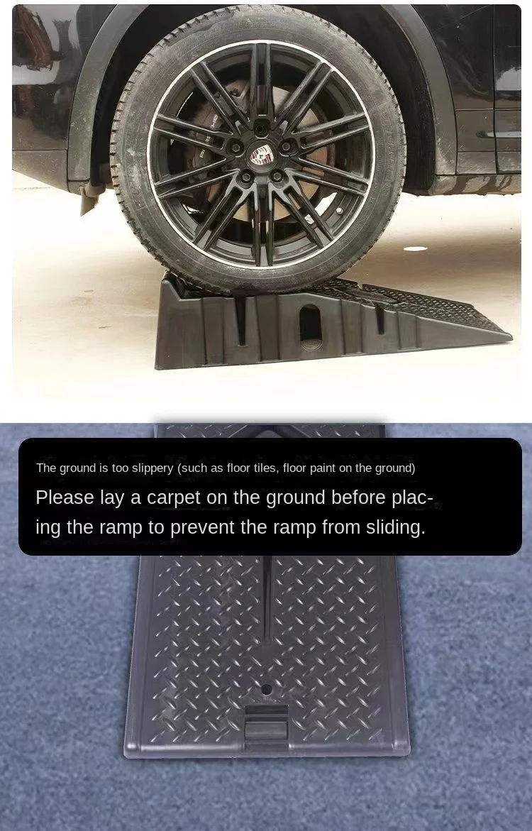 Heavy Duty 2500KG Car Repair Ramp 900mm Long Anti-Slip Vehicle Service Ramp for Oil Change, Maintenance, Jack Lift and Garage Re - Image 10