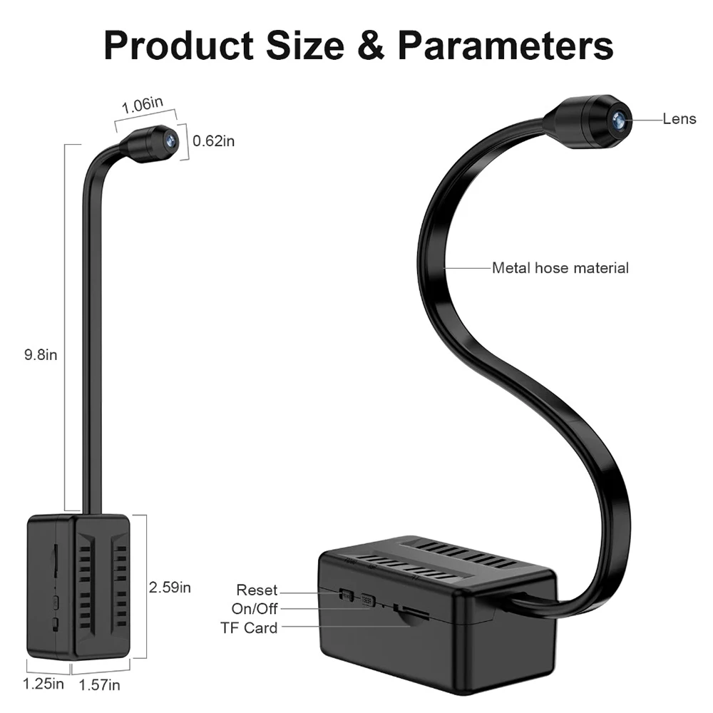 Mini Camera 1080P HD WiFi Wireless Camera Video Recorder Home Security Surveillance Motion Detection P2P Camcorder Remote View - Image 23