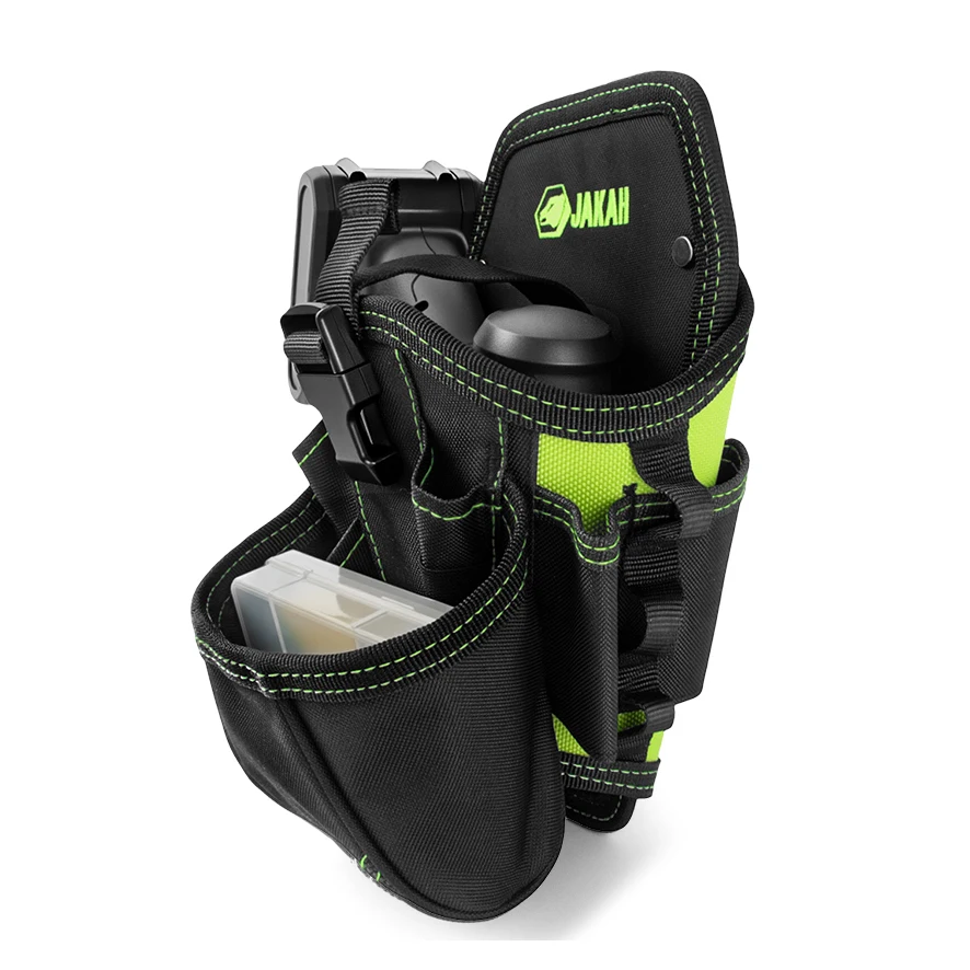 JAKAH Durable Large Compartment Electrician Tool Bag Waist Tool Belt BagElectrician Pouch HL060 - Image 8