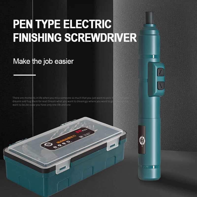 Mini Wireless Electric Screwdriver Set Cordless USB Rechargeable Screwdriver 3.6V 200r/Min Home Electric Drill - Image 2