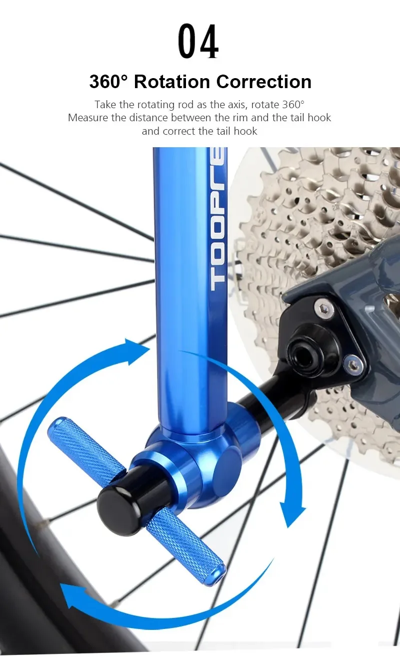 TOOPRE Bicycle Derailleur Hanger Alignment Gauge Professional Tool Measure Straighten Dropout Repair Tools For MTB Road Bike - Image 15