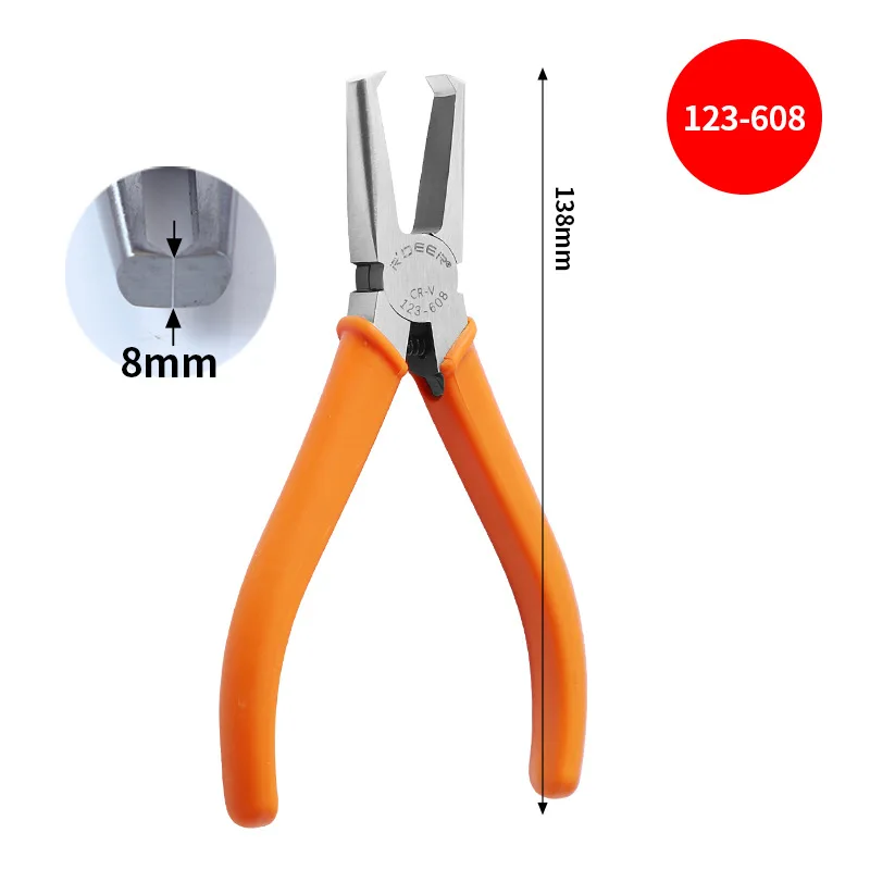Hand Tool 90-Degree Flush Cutters, CR-V Steel | Precision Sprue & Burr Trimmer for Plastic/Models | 4/6/8/10mm Capacity - Image 9
