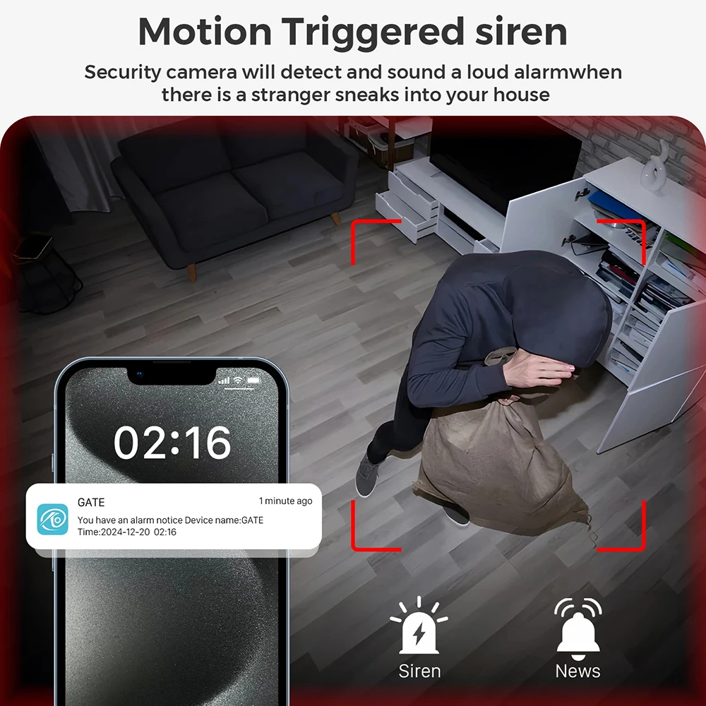 Mini Camera 1080P HD DIY Cam Module WiFi Remote Monitoring Motion Detection Home Security Surveillance Camcorder Video Recorder - Image 2