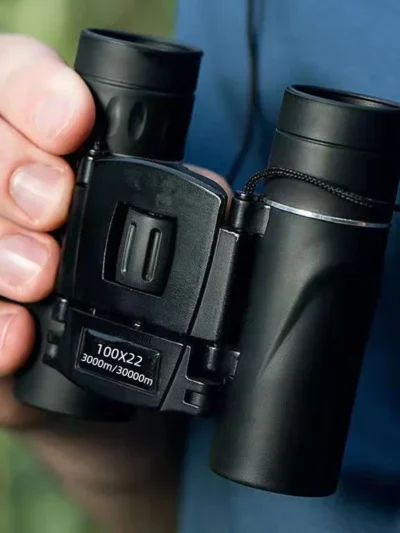 100X22 High Magnification High-Definition Binoculars, Mini Portable Outdoor Travel Professional Telescope