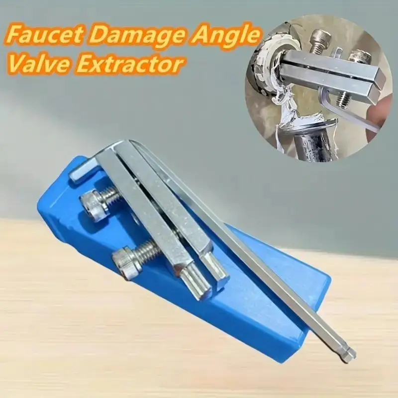 Faucet Angle Valves Broken Wire Extractor Set Damage Screw Extractor Remover Universal Angle Valve Wire Stripped Screw Extractor - Image 38
