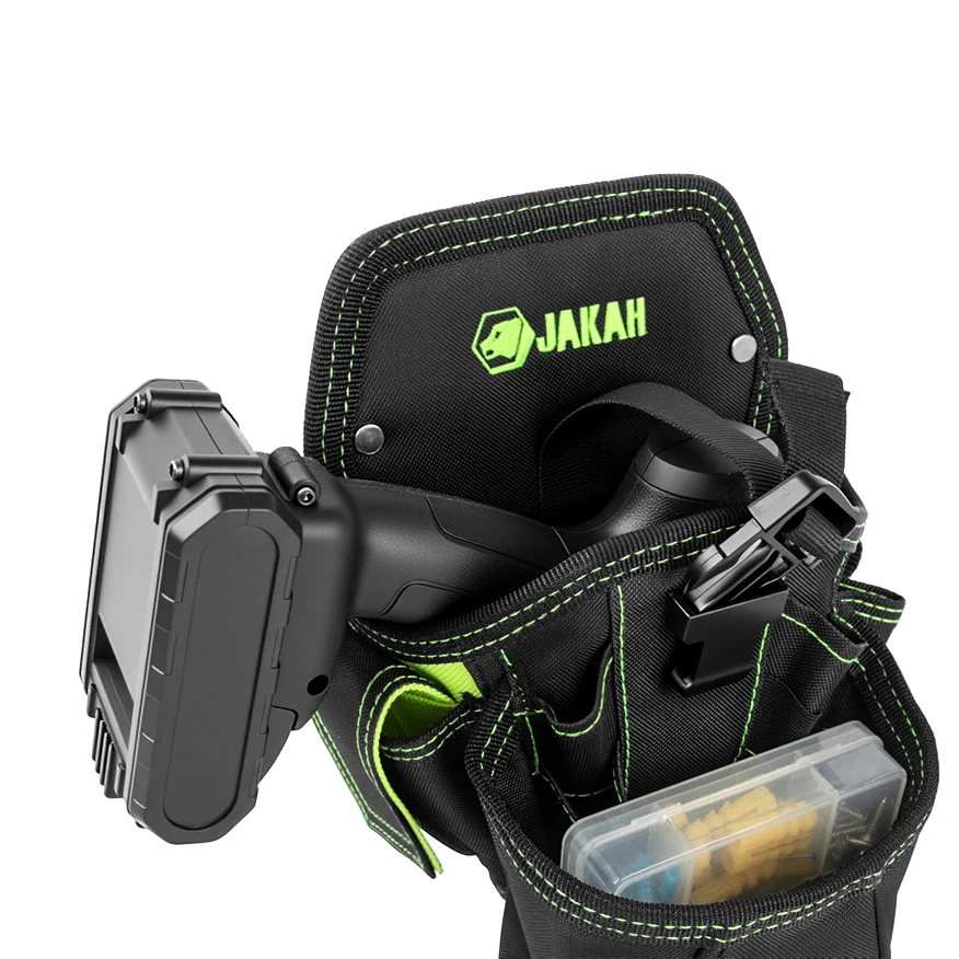 JAKAH Durable Large Compartment Electrician Tool Bag Waist Tool Belt BagElectrician Pouch HL060 - Image 11