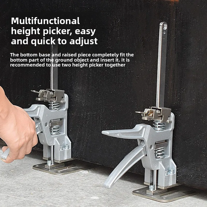 Hand Lifting Tool Set Labor-Saving Arm Jack Door Panel Drywall Board Lifter Lifting Cabinet Tile Height Adjuster Elevator Tool
