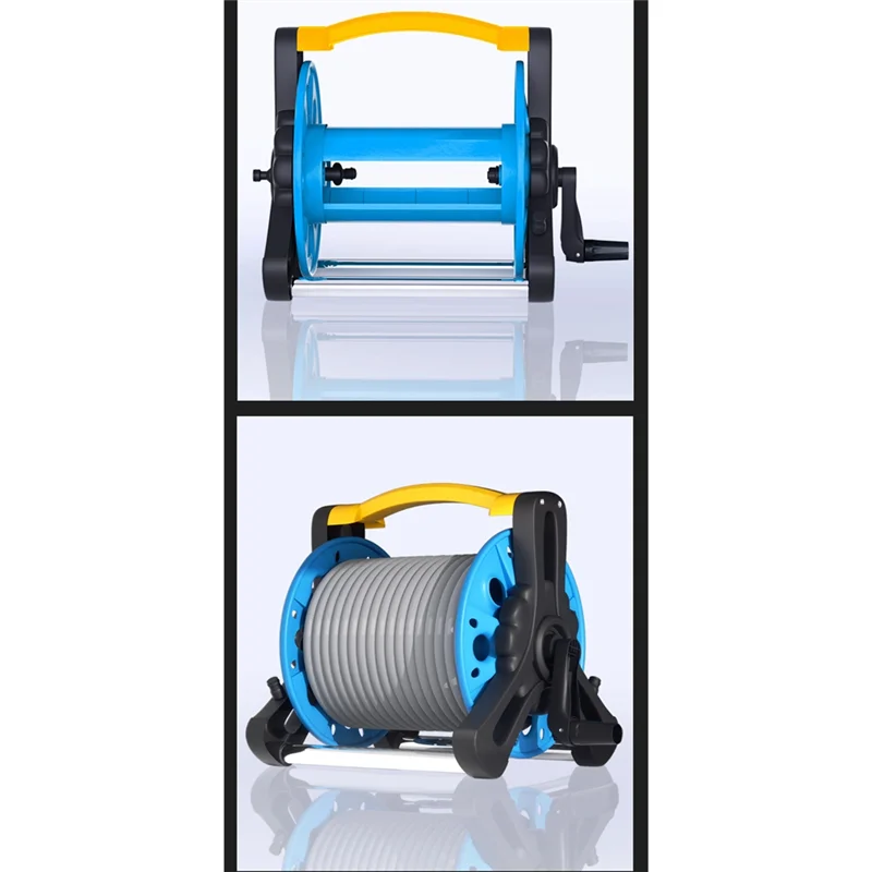 【FAVORITE!】Ideal For Home& Outdoor Use Design-Portable Car Wash Hose Storage Rack-Coil Winding System Winder - Image 2
