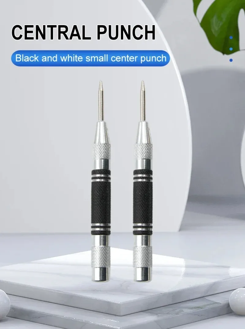 2pc Spring Type Glass Striker Automatic Center Punch Locator Window Breaker Centering Punch Tool - Image 8