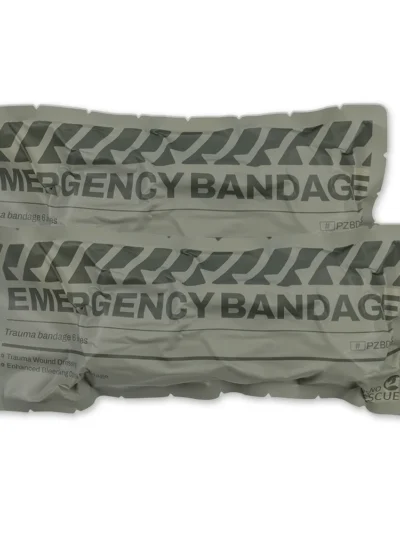 RHINO RESCUE 4/6" Trauma Bandage & Tactical First Aid Kit | Military-Grade for Outdoor, EMS & Emergencies | Sterile,