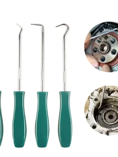 Hot Sale 4Pcs 135mm Car Auto Vehicle Oil Seal Screwdrivers Set O-Ring Seal Gasket Puller Remover Pick Hooks Repair Tools for car