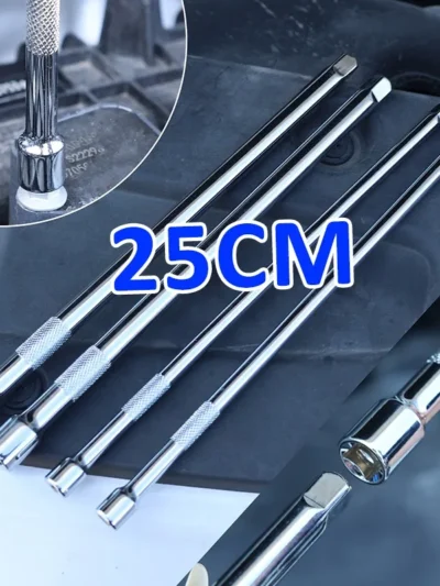 3/8 1/4 Socket Extension Rod Anti-fall Drive Ratchet Socket Extension Bar Hand Tool Long Shaft Improved Extender Adjustment Tool