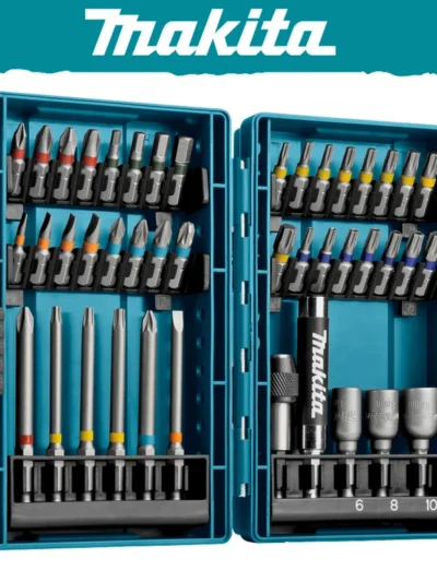 Makita B-55697 Electric Screwdriver Bits Set 43Pcs Colour Coded Cross Flower Type Hexagon Socket Bit Power Tool Attachments