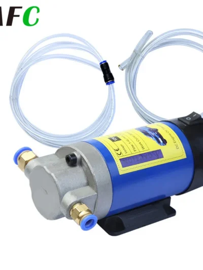 EAFC 12V-24V Oil Diesel Extractor Pump Electric Scavenge Suction Transfer Change Pump with Tubes 100W 4L for Car Boat Motorcycle