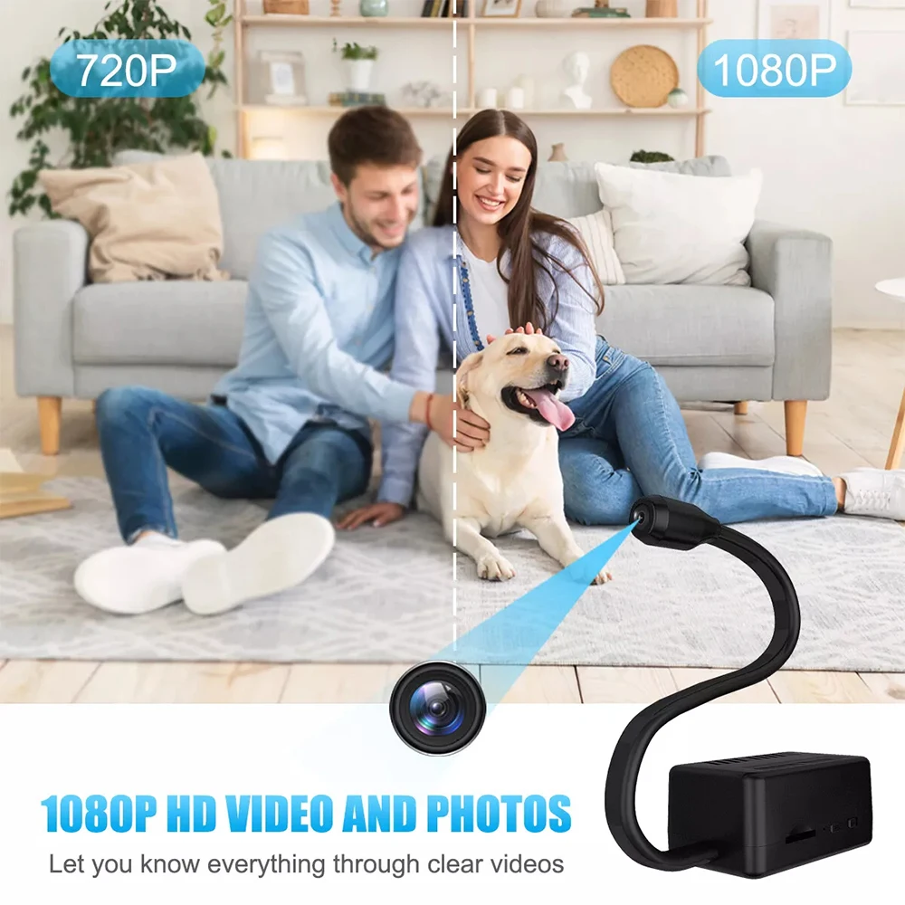 Mini Camera 1080P HD WiFi Wireless Camera Video Recorder Home Security Surveillance Motion Detection P2P Camcorder Remote View - Image 3
